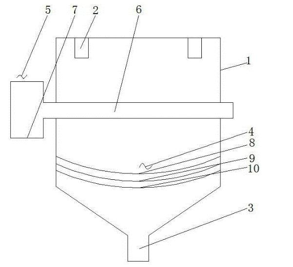 染色機(jī)用加熱型儲液槽結(jié)構(gòu)圖